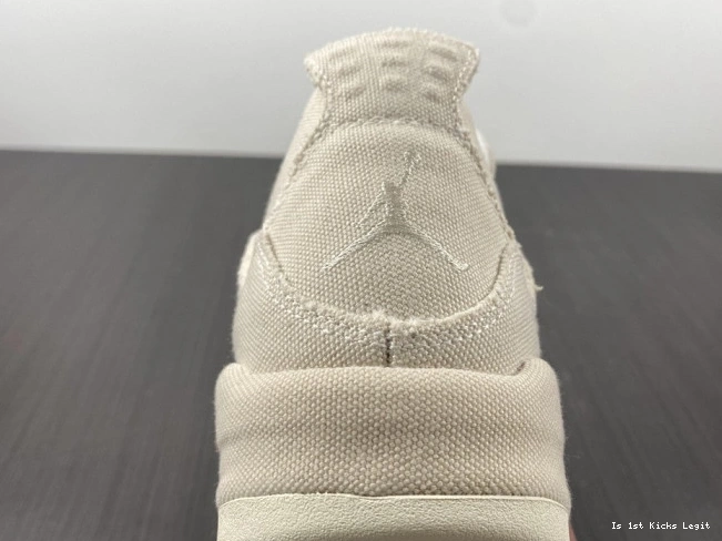 (W) Blank Jordan 4 Retro DQ4909-100 Canvas 0715